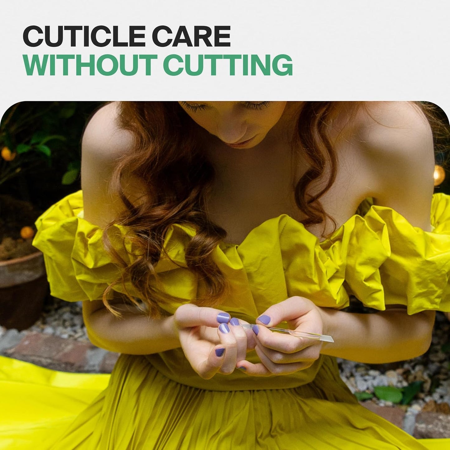 Premium Clear Glass Cuticle Stick with Leather Sleeve - Ethically Crafted in the Czech Republic - Multi-Functional Cuticle Pusher, Remover, Callous & Dry Skin Fingertip File, Nail Shaper