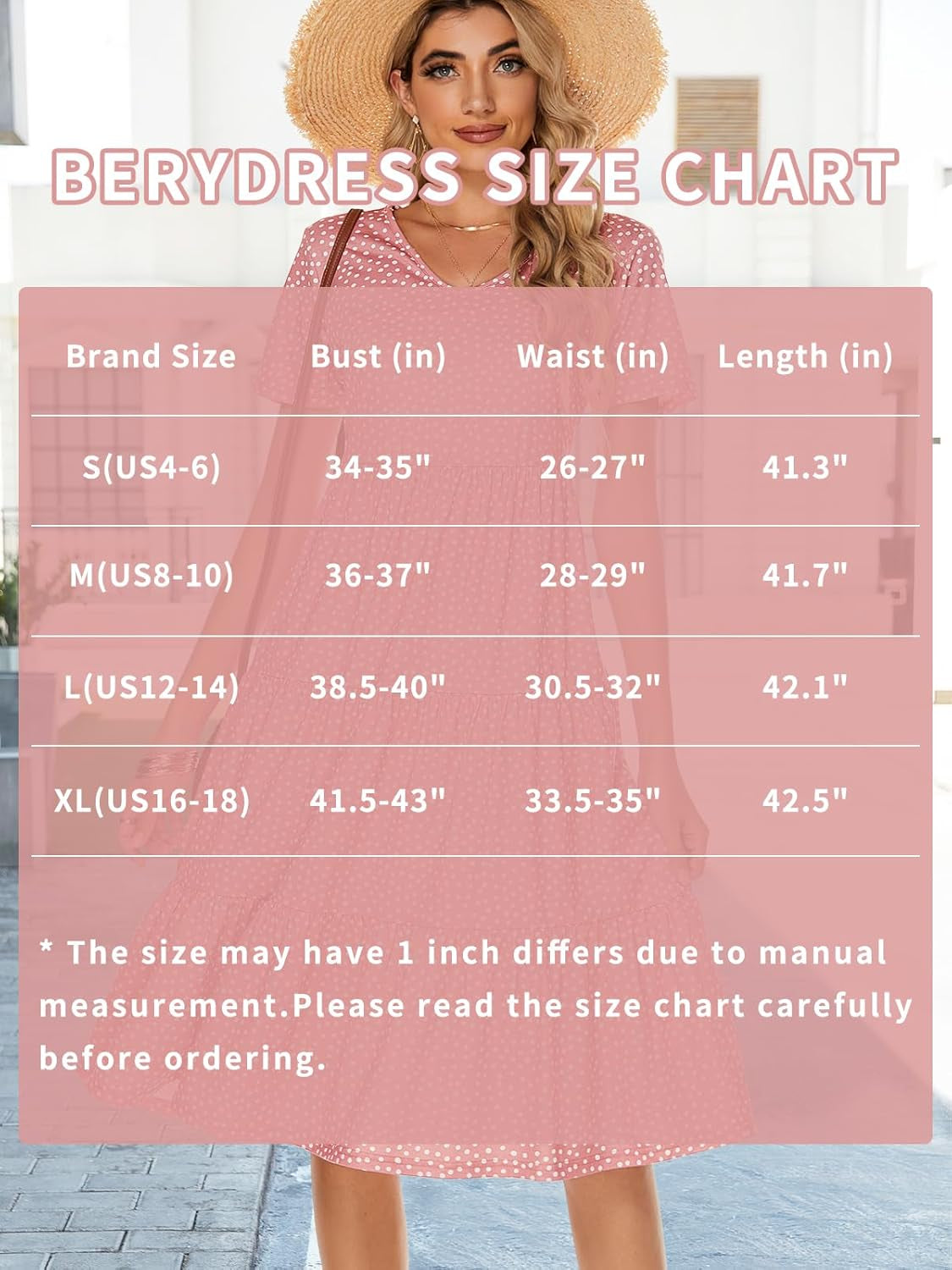 Women'S Casual Summer Tiered Midi Dress 2025 Short Sleeve V-Neck Loose Cotton Ruffle Babydoll Dress Boho Sundress